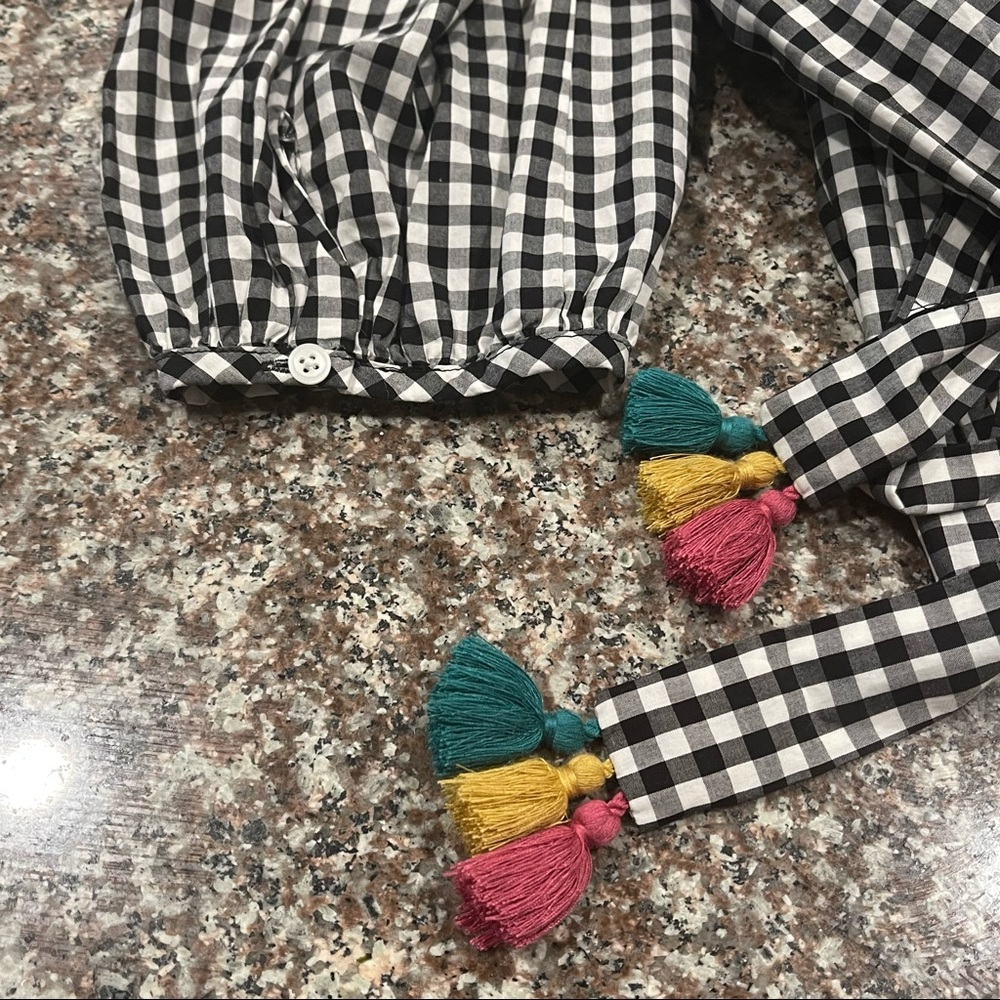 Madewell - Smocked Gingham Top - Picture 7 of 9